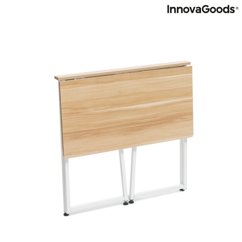 Bureau pliant InnovaGoods V0103358 Blanc (Reconditionné B)