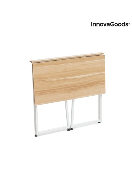 Bureau pliant InnovaGoods V0103358 Blanc (Reconditionné B)