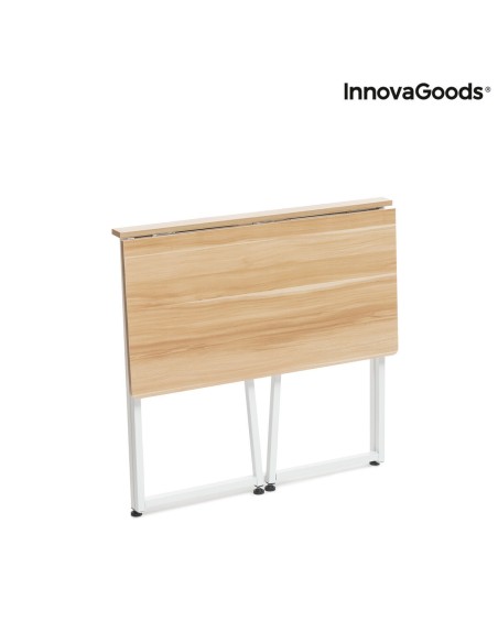 Bureau pliant InnovaGoods V0103358 Blanc (Reconditionné B)
