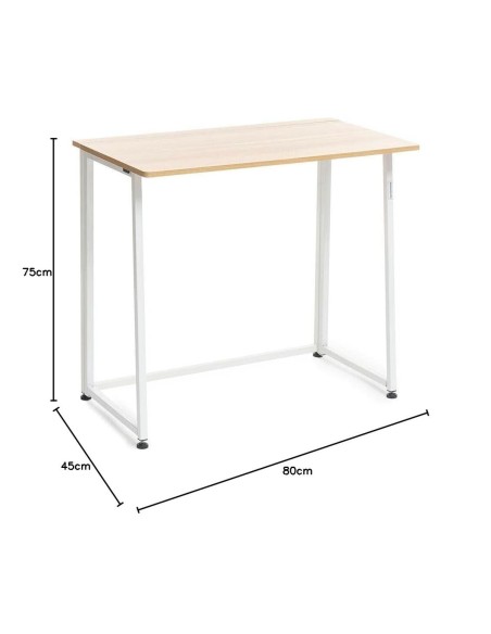 Bureau pliant InnovaGoods V0103358 Blanc (Reconditionné B)