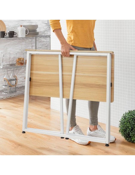 Bureau pliant InnovaGoods V0103358 Blanc (Reconditionné B)