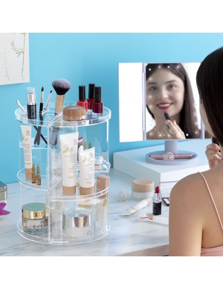 Organiseur de Maquillage Rotatif Rolkup InnovaGoods
