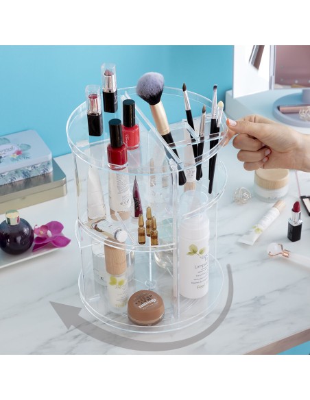 Organiseur de Maquillage Rotatif Rolkup InnovaGoods