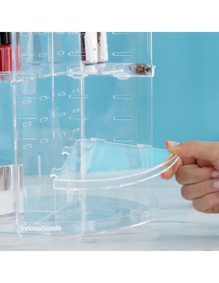 Organiseur de Maquillage Rotatif Rolkup InnovaGoods
