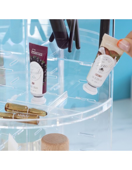Organiseur de Maquillage Rotatif Rolkup InnovaGoods