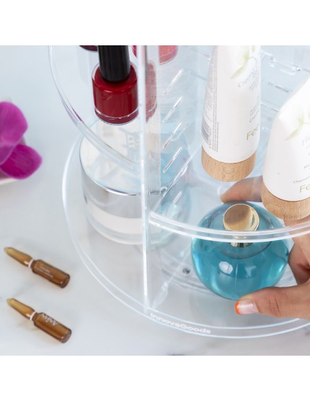 Organiseur de Maquillage Rotatif Rolkup InnovaGoods