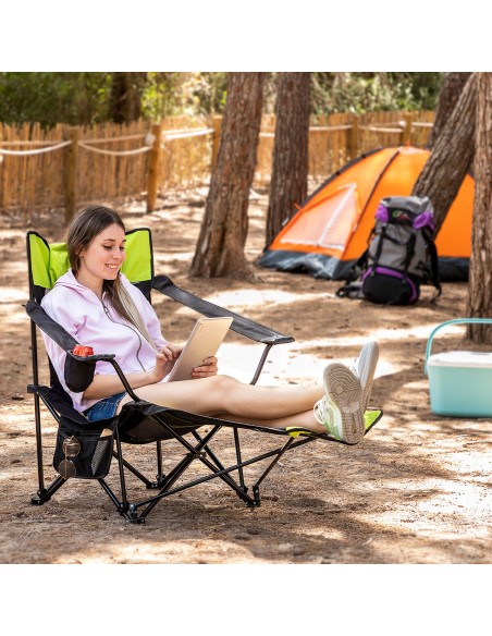 Chaise Transat Pliable de Camping Kampfort InnovaGoods