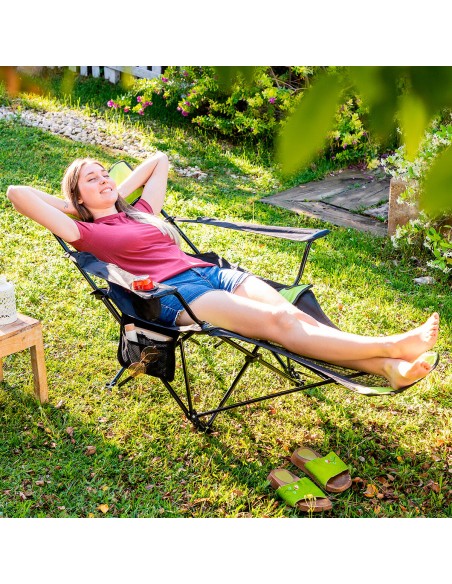 Chaise Transat Pliable de Camping Kampfort InnovaGoods