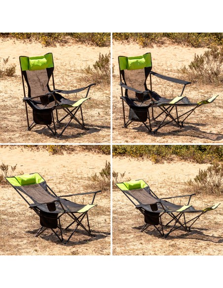 Chaise Transat Pliable de Camping Kampfort InnovaGoods