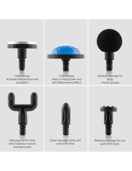 Pistolet de Massage Musculaire Chaud et Froid Hokgun InnovaGoods