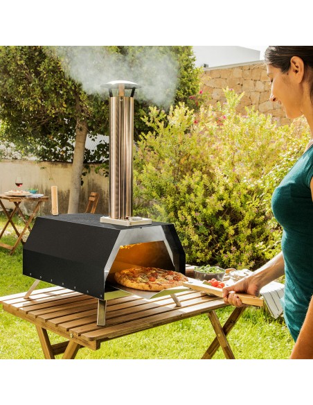 Four à Pizza à Pellets avec Accessoires Pizzahven InnovaGoods