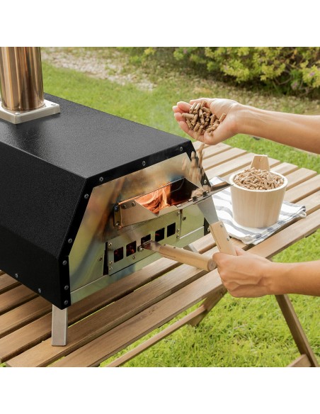 Four à Pizza à Pellets avec Accessoires Pizzahven InnovaGoods
