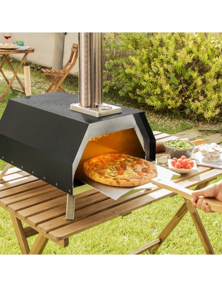 Four à Pizza à Pellets avec Accessoires Pizzahven InnovaGoods
