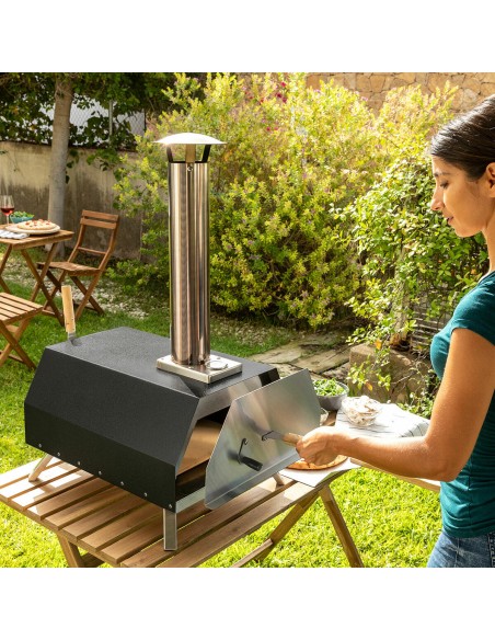Four à Pizza à Pellets avec Accessoires Pizzahven InnovaGoods