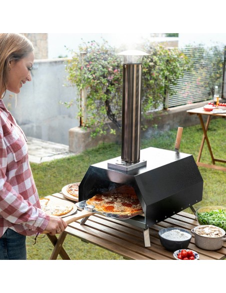 Four à Pizza à Pellets avec Accessoires Pizzahven InnovaGoods