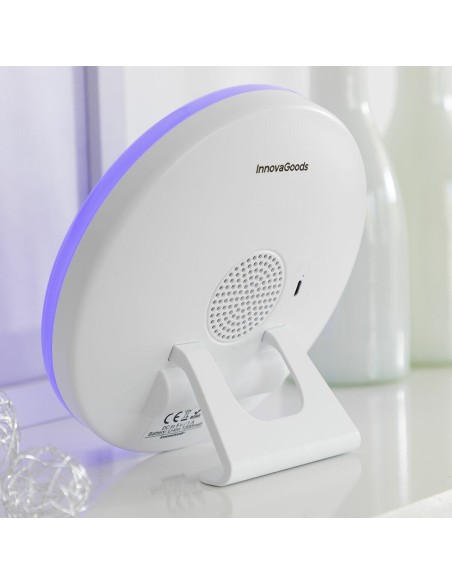 Réveil matin rechargeable avec enceinte Sunrilk InnovaGoods