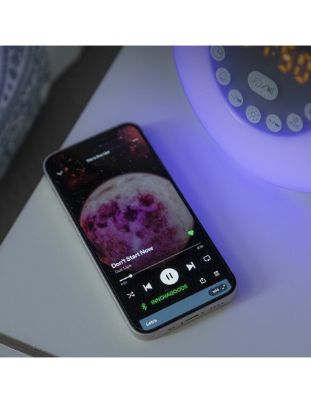 Réveil matin rechargeable avec enceinte Sunrilk InnovaGoods