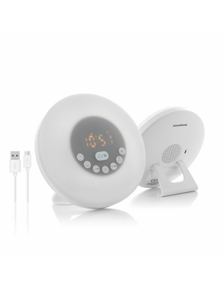 Réveil matin rechargeable avec enceinte Sunrilk InnovaGoods