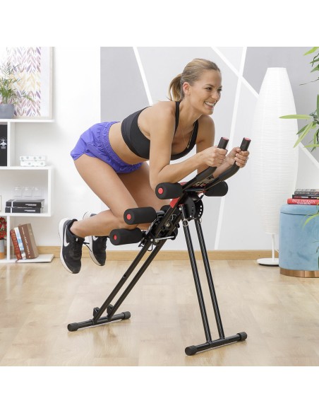 Machine pour Abdominaux Pliante avec Guide d'Exercice InnovaGoods V0103487 (Reconditionné B)