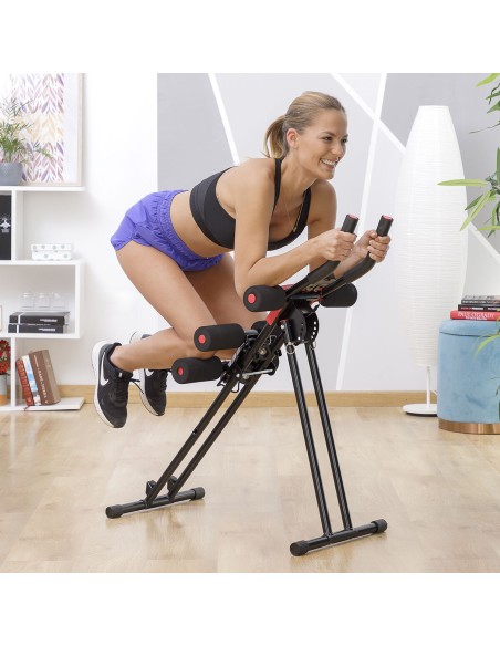 Machine pour Abdominaux Pliante avec Guide d'Exercice InnovaGoods V0103487 (Reconditionné B)