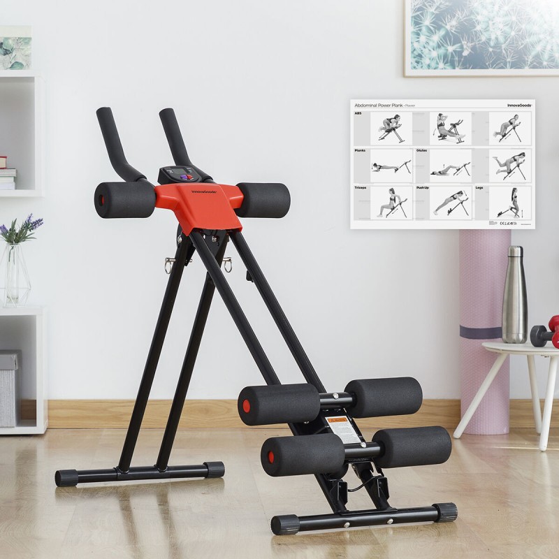 Machine pour Abdominaux Pliante avec Guide d'Exercice InnovaGoods V0103487 (Reconditionné B)