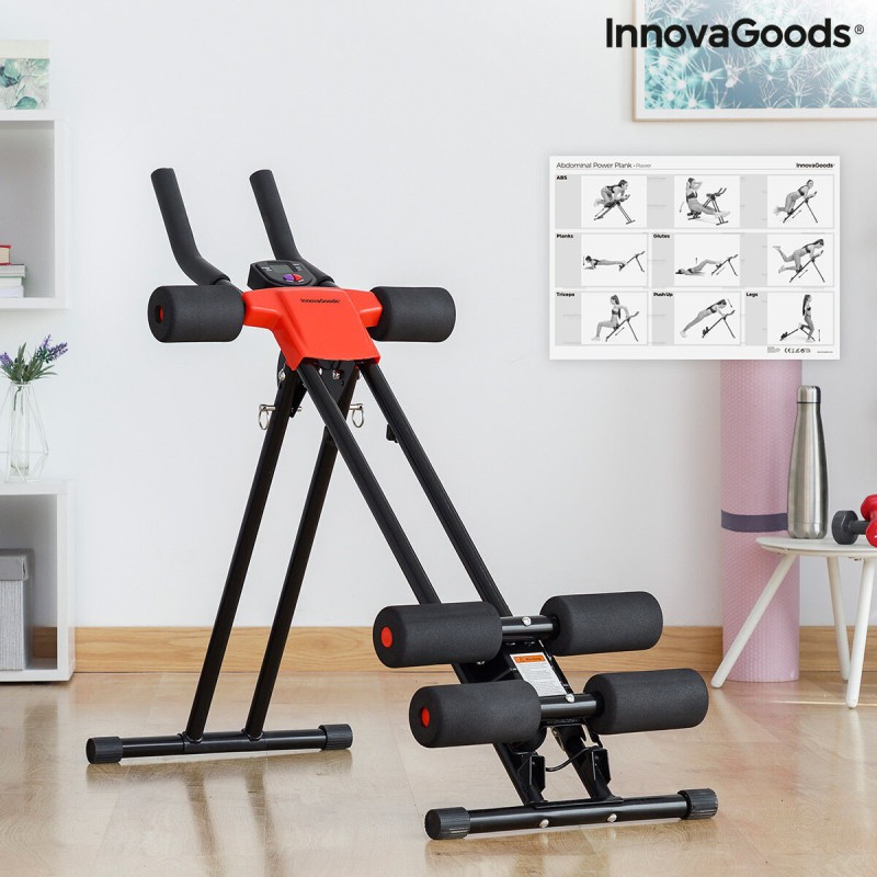 Machine pour Abdominaux Pliante avec Guide d'Exercice InnovaGoods V0103487 (Reconditionné B)