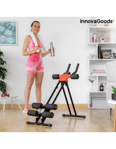 Machine pour Abdominaux Pliante avec Guide d'Exercice InnovaGoods V0103487 (Reconditionné B)