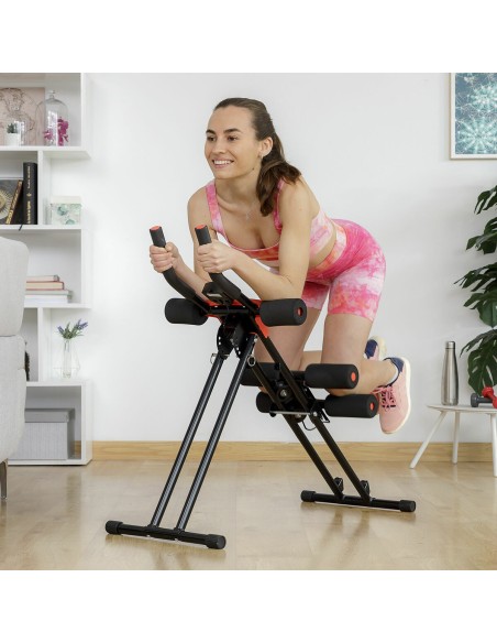 Machine pour Abdominaux Pliante avec Guide d'Exercice InnovaGoods V0103487 (Reconditionné B)