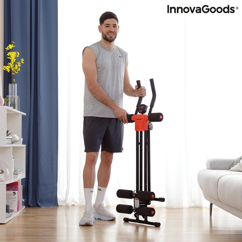 Machine pour Abdominaux Pliante avec Guide d'Exercice InnovaGoods V0103487 (Reconditionné B)