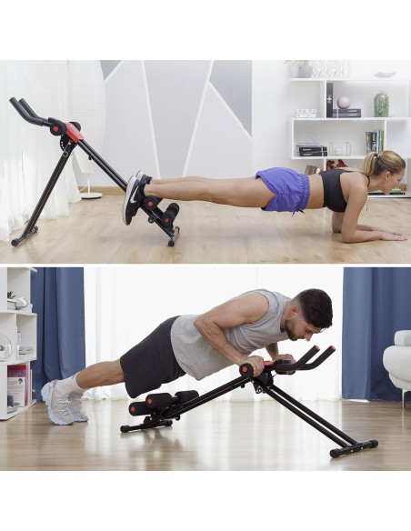 Machine pour Abdominaux Pliante avec Guide d'Exercice InnovaGoods V0103487 (Reconditionné B)