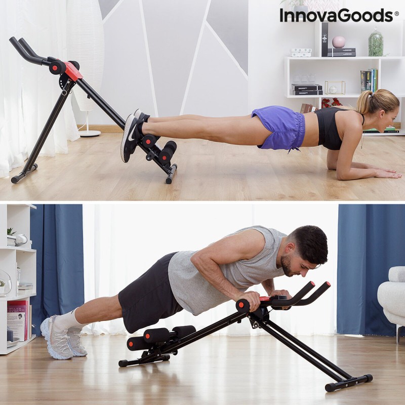 Machine pour Abdominaux Pliante avec Guide d'Exercice InnovaGoods V0103487 (Reconditionné B)