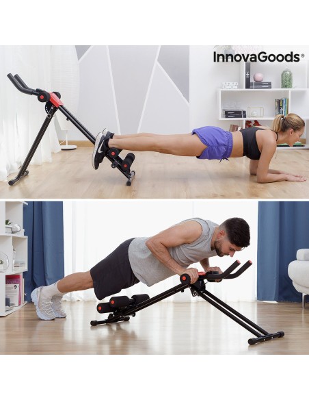 Machine pour Abdominaux Pliante avec Guide d'Exercice InnovaGoods V0103487 (Reconditionné B)