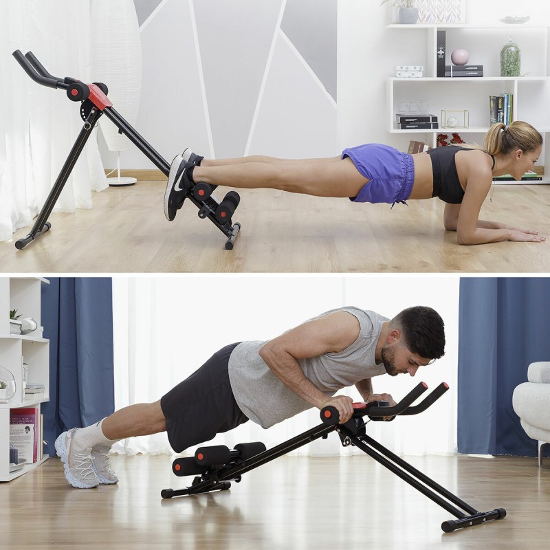 Machine pour Abdominaux Pliante avec Guide d'Exercice InnovaGoods V0103487 (Reconditionné B)