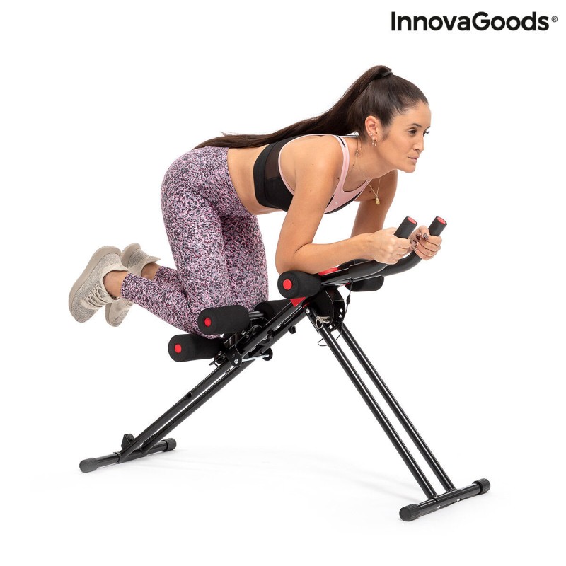 Machine pour Abdominaux Pliante avec Guide d'Exercice InnovaGoods V0103487 (Reconditionné B)