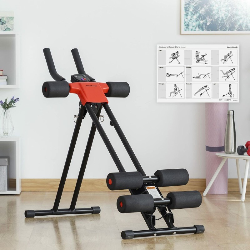 Machine pour Abdominaux Pliante avec Guide d'Exercice InnovaGoods V0103487 (Reconditionné B)