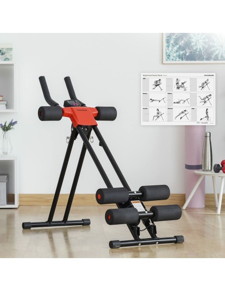 Machine pour Abdominaux Pliante avec Guide d'Exercice InnovaGoods V0103487 (Reconditionné B)