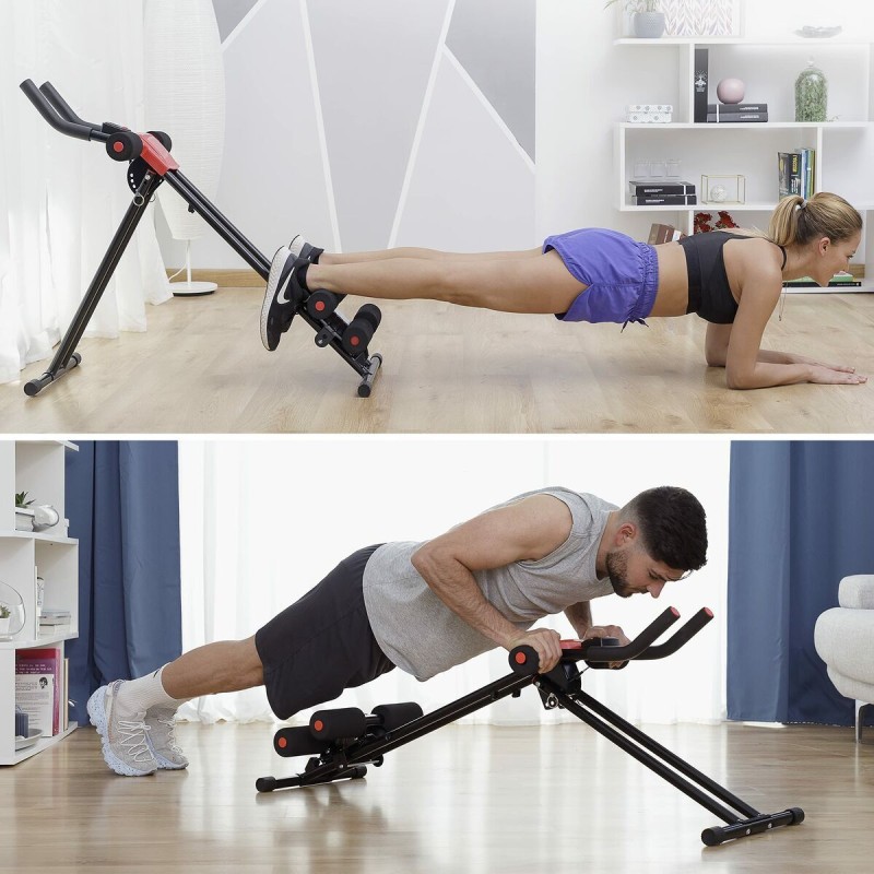 Machine pour Abdominaux Pliante avec Guide d'Exercice InnovaGoods V0103487 (Reconditionné B)