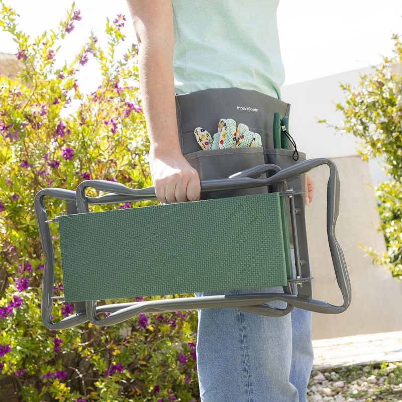 Banc de jardin pliable Situl 3‑en‑1 avec sac – Pratique et stable