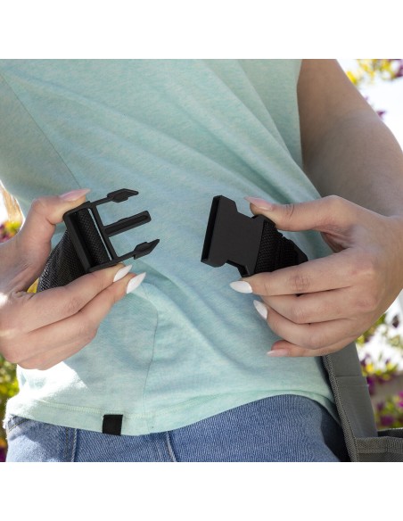 Banc de jardin pliable Situl 3‑en‑1 avec sac – Pratique et stable