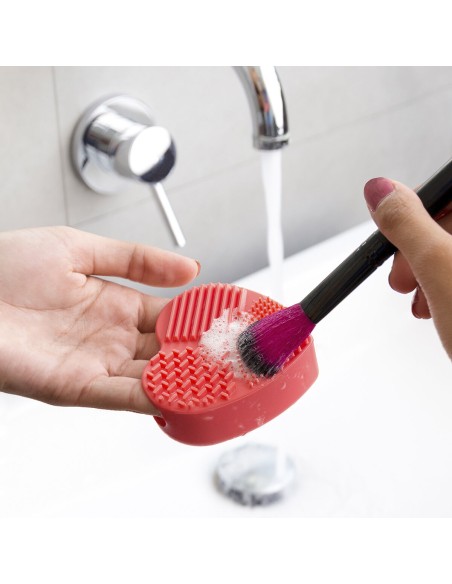 Nettoyeur Pinceaux Maquillage Heart InnovaGoods
