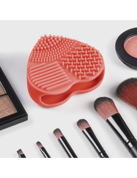 Nettoyeur Pinceaux Maquillage Heart InnovaGoods