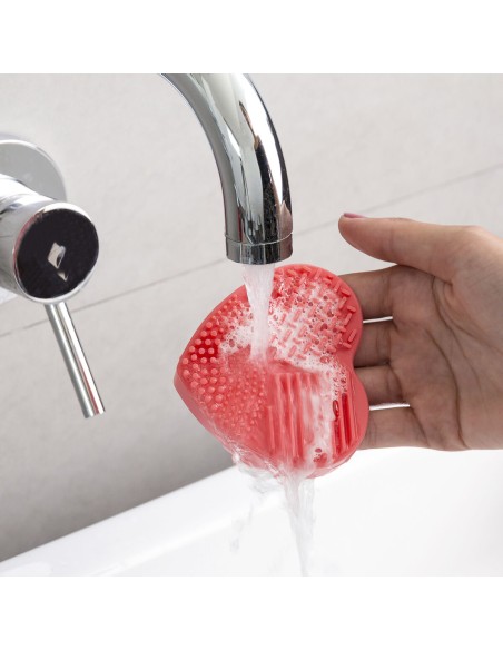 Nettoyeur Pinceaux Maquillage Heart InnovaGoods