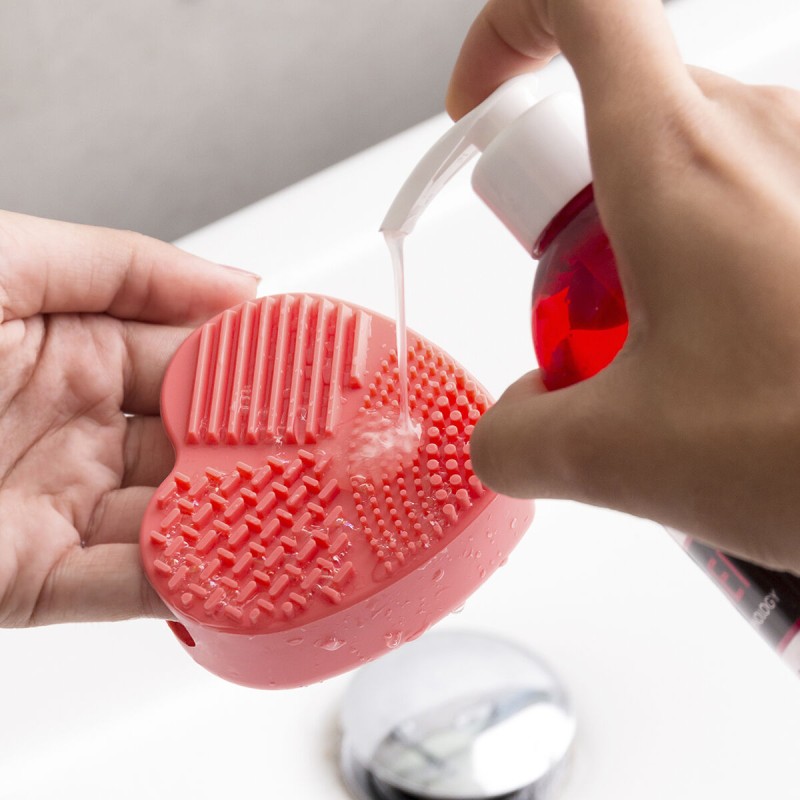 Nettoyeur Pinceaux Maquillage Heart InnovaGoods