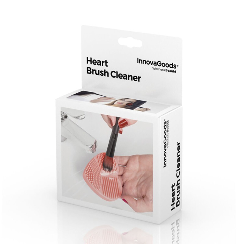Nettoyeur Pinceaux Maquillage Heart InnovaGoods