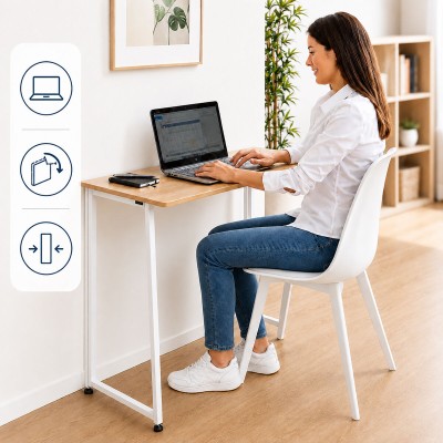 Bureau pliant – Compact et montage rapide