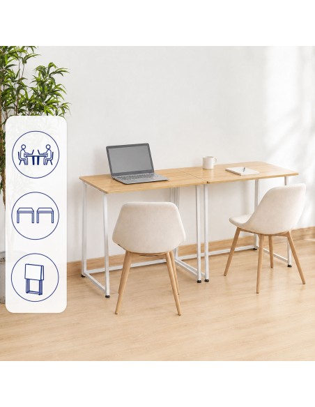Bureau pliant – Compact et montage rapide