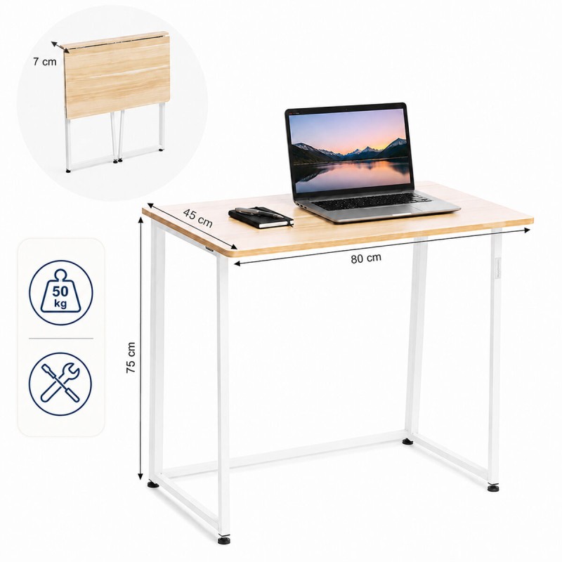 Bureau pliant – Compact et montage rapide