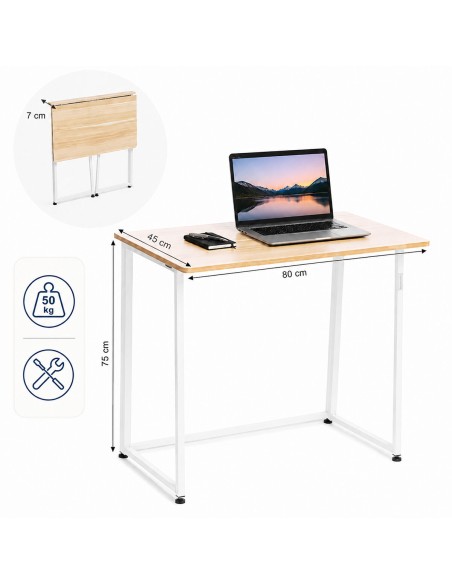 Bureau pliant – Compact et montage rapide