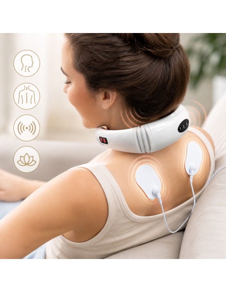 Masseur cou et dos électromagnétique Calmagner – Relaxation profonde