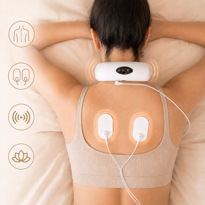 Masseur cou et dos électromagnétique Calmagner – Relaxation profonde